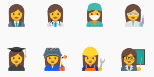 google female emojis